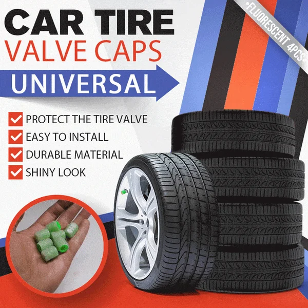 🚗Glow-in-the-Dark Tire Caps 💡